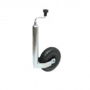 Roata de sprijin remorca cu roata pneumatica 260x85mm, diametru tub 48mm, reglabila 600-880mm, sarcina maxima 136kg Breckner Germany