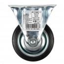 Roata fixa Detoolz, cauciuc, 75x22mm G01