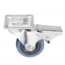 Roata pivotanta Detoolz, cauciuc+PP 50x17mm CF G01