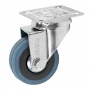 Roata pivotanta Detoolz, cauciuc+PP 50x17mm G01