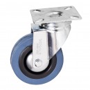 Roata pivotanta Detoolz, cauciuc+PP 75x21mm G01