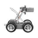 Robot inspectie tevi canalizare, Telecomanda, IP68, 120 m, 4x4, HD, 8 x Led, 3 viteze, Aluminiu, Tableta