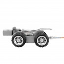 Robot inspectie tevi canalizare, Telecomanda, IP68, Lungime 60 m, 4x4, HD, 8 x Led, 3 viteze, 1 x Tableta