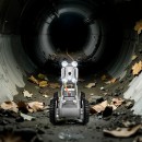 Robot inspectie tevi canalizare, Telecomanda, IP68, Lungime 60 m, 4x4, HD, 8 x Led, 3 viteze, 1 x Tableta