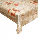 Rola fata de masa decorativa PVC 1.37x20m, grosime 0.18mm, textil 45 g/mp, model floral rustic Breckner Germany