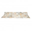 Rola fata de masa decorativa PVC 1.37x20m, grosime 0.18mm, textil 45 g/mp, model gresie vintage Breckner Germany