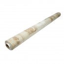 Rola fata de masa decorativa PVC 1.37x20m, grosime 0.18mm, textil 45 g/mp, model inimi crem Breckner Germany