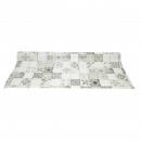 Rola fata de masa decorativa PVC 1.37x20m, grosime 0.18mm, textil 45 g/mp, model mozaic vintage Breckner Germany
