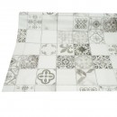 Rola fata de masa decorativa PVC 1.37x20m, grosime 0.18mm, textil 45 g/mp, model mozaic vintage Breckner Germany