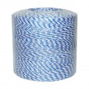 Rola fir alb-albastru fi 3mm 3x0.2mm SS, 1000m gard electric, rezistenta 7.8 Ohm Bourget
