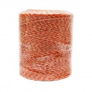 Rola fir galben-rosu fi 2mm insertie metalica 6x0.15mm SS, rezistenta 8 Ohm/m, 1000m gard electric Mezofarm