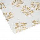 Rola folie protectie masa transparenta PVC siliconizat 1x20m, grosime 0.8mm, model frunze Breckner Germany