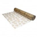 Rola folie protectie masa transparenta PVC siliconizat 1x20m, grosime 0.8mm, model frunze Breckner Germany