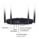 Router 4 porturi gigabit wi-fi 6 ac1800 mercusys