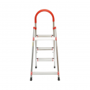 Scara aluminiu pliabila, 3 trepte antiderapante, inaltime 68cm, sarcina maxima 130Kg