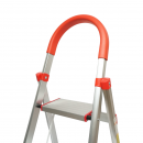 Scara aluminiu pliabila, 3 trepte antiderapante, inaltime 68cm, sarcina maxima 130Kg