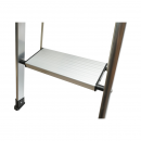 Scara aluminiu pliabila, 4 trepte antiderapante, inaltime 143cm, sarcina maxima 150Kg Crownman