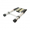 Scara aluminiu telescopica 3.8m, 13 trepte antiderapante, sarcina maxima 150Kg Crownman