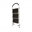 Scara metalica pliabila 3 trepte antiderapante late, 150kg, inaltime 127 cm