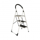 Scara metalica pliabila, 3 trepte cauciuc antiderapant, inaltime 127cm, sarcina maxima 150Kg Crownman