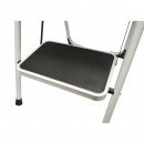 Scara metalica pliabila, 3 trepte cauciuc antiderapant, inaltime 127cm, sarcina maxima 150Kg Crownman