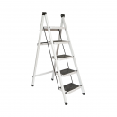 Scara metalica pliabila, 5 trepte cauciuc antiderapant, inaltime 154cm, sarcina maxima 150Kg