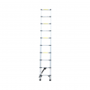 Scara telescopica aluminiu 2.9m, 10 trepte antiderapante, sarcina maxima 150kg Breckner Germany