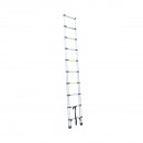 Scara telescopica aluminiu 2.9m, 10 trepte antiderapante, sarcina maxima 150kg Breckner Germany
