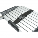 Scara telescopica aluminiu 2.9m, 10 trepte antiderapante, sarcina maxima 150kg Breckner Germany