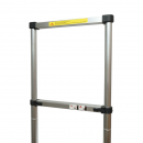 Scara telescopica aluminiu 5.1m, 14 trepte antiderapante, sarcina maxima 150kg Breckner Germany