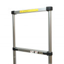 Scara telescopica aluminiu 6.2m, 16 trepte antiderapante, sarcina maxima 150kg Breckner Germany