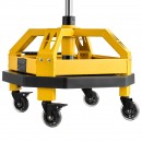 Scaun de atelier cu roti, inaltime reglabila 500-650 mm, pivotare 360°, capacitate 150 kg