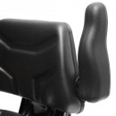 Scaun pentru tractor, negru, reglabil cu cotiera, latime sezut 485mm