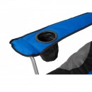 Scaun pliabil Strend Pro Camping, albastru, 80x50x105 cm