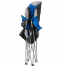 Scaun pliabil Strend Pro Camping, albastru, 80x50x105 cm