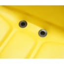 Scaun tractor galben John Deere 320x490x320mm cod OEM TY15863, AM117924, B1AM117924, B1TY15863, AM103284, AM105898, AM39582, ET12564, MG675408, MG861683, TY15863, AM39582, AM103284, MG675408, MG861683