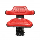 Scaun tractor rosu reglaj triplu cu amortizor UTB U-445 si U-650