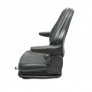 Scaun universal cu centura de siguranta si cotiere, suspensie mecanica pentru tractor si utilaje industriale, stivuitor