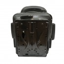 Scaun universal cu suspensie pe aer, reglabil pe inaltime si greutate 50-140Kg, cotiere si spatar rabatabil 50-90° pentru tractor, utilaje agricole, industriale, stivuitor