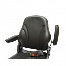 Scaun universal cu suspensie pe aer, reglabil pe inaltime si greutate 50-140Kg, cotiere si spatar rabatabil 50-90° pentru tractor, utilaje agricole, industriale, stivuitor