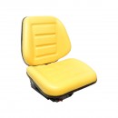Scaun universal galben cu reglaj triplu si amortizor pentru tractor U-445