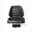 Scaun universal negru cu reglaj pentru tractor UTB U-650, U-445, Fiat, Case