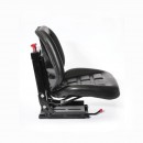 Scaun universal negru cu reglaj pentru tractor UTB U-650, U-445, Fiat, Case