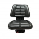 Scaun universal negru cu reglaj triplu si amortizor pentru tractor U-445