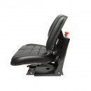 Scaun universal negru cu reglaj triplu si amortizor pentru tractor U-445