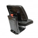 Scaun universal negru cu reglaj triplu si amortizor pentru tractor U-445