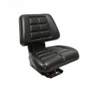 Scaun universal negru cu reglaj triplu si amortizor pentru tractor U-445
