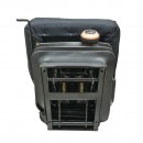Scaun universal reglabil pe greutate 40-130Kg, cotiere si spatar rabatabil 50-90° pentru tractor, utilaje agricole, industriale, stivuitor