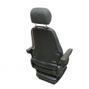 Scaun universal reglabil pe greutate 50-130Kg, cotiere si spatar rabatabil 50-90° pentru tractor, utilaje agricole, industriale, stivuitor 