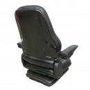 Scaun universal reglabil pe greutate 50-130Kg, cotiere si spatar rabatabil 55-89° pentru tractor, utilaje agricole, industriale, stivuitor
